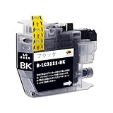 LC3111-BK ブラック Brother互換インクカートリッジ 互換品 ブラザー用 互換インク 純正品併用 LC3111 大容量 残量表示機能付 ICチップ対応 MFC-J738DN/DWN J998DN/DWN DCP-J572N/J577N/J582N/J973N/J978N/J982N MFC-J893N/J898N/J903N/J987N