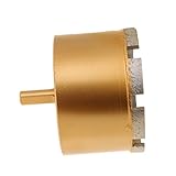 Lovoski ドリルビット　電気ドリル　磁器　大理石　花崗岩、スレート　ガラス　切削工具　使いやすい　２８サイズ選べ - ゴールド, 80mm
