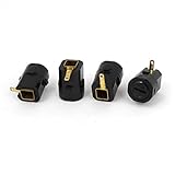 uxcell カーボンブラシホルダー キャップカバー 交換用 長方形の穴 8mmx7mm 4個入り