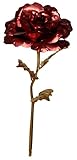 バラ 薔薇 24k 箱付き 記念日 母の日 プレゼント 贈り物 (レッド)