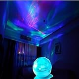 PowerTRC Aurora Borealis Projector Color Changing Led Night Light Lamp (Blue) [並行輸入品]