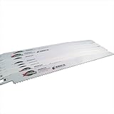DISSTON 6488 – 10t blu-mol 12 in。6 tpiバイメタル木材切削Xtreme解体Reciprocating Sawブレード、10パック
