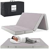 Best Choice Products 4" Folding Portable Mattress Queen(並行輸入品) (Queen)