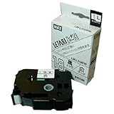 マックス:MAX ラベルプリンタ ビーポップミニ 18mm幅テープ 白地黒字 LM-L518BW 型式:LM-L518BW