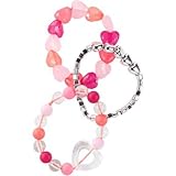 オシュコシュ OSHKOSH/ 3パックビーズハートブレスレット マルチ 小物ジュエリー・ヘアーアクセサリー One Size【並行輸入】