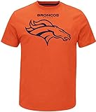 Denver Broncosマジェスティックスキルでモーションメンズオレンジシャツビッグ＆トールサイズ 5L