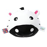 ea-stone Baby Rattles動物ぬいぐるみおもちゃ、子供コットンぬいぐるみHandingモバイルInfant Dolls ,ホワイトCow
