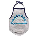 Hzjundasi 新生児 赤ちゃん ベビーボーイズ ベイビーガールズ ボディースーツ ロンパース ファッション ショルダーストラップ ジャンプスーツ 幼児 服 衣装