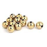 uxcell 球状 中空ボール 階段手すり用 65mmx19.5mm 201 ステンレス鋼 金トーン 12個入り