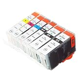 キャノン用 7e/9 5色+BK=6本セット【BCI-9BK ×2】+【BCI-7e BK/C/M/Y】対応機種 MP970 MP960 MP950 MP830 MP810 MP800 MP610 MP600 MP500 MX850 iP7500 iP5200R iP4500 iP4300 iP4200 Mt.Smile製 互換 インク カートリッジ 【365日保証】サービス