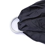 Corewill Baby Wrap Sling Carrier for Newborns Breastfeeding Nursing Cotton (Black) by Corewill