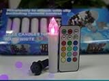 （Baoxinjp）LEDキャンドルライト 12色調光 リモコン付き LEDろうそく パーティー 誕生日会 謝恩会 クリスマス 電池式ローソク プレゼント 無煙蝋燭 室内電飾 ledキャンドル 1.8