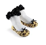 マッドパイ チーター柄 ベビー 女の子 ソックス 0-12ヶ月 / Mud Pie Princess Natalie Cheetah Sock 【並行輸入】