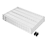 ルミナス ポール径25mm用パーツ 棚板 スチールシェルフ (幅91.5Ｘ奥61cm) [スリーブ付] 3枚 SHL-9060SL×3