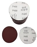 Mignon Lapin えらべる 17種類 マジック サンドペーパー ディスク サンダー 用 125mm 100枚 セット 穴なし (14 #400)