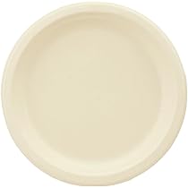 Amazon | ECO&BASIC プレート 23cm 三つ仕切り 50枚入 紙皿 使い捨て