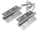 2個3 " / 4 " Rising Butt左/右利きLift Offドアヒンジステンレススチール 3" Right