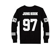 BTS Bangtan Boys ブラックパーカー セーター プルオーバー 3L