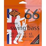 Rotosound ロトサウンド エレクトリック・ベース弦 Swing Bass 66 Standard 8-Strings Set Stainless Steel Roundwound, RS668 (.020-.105)