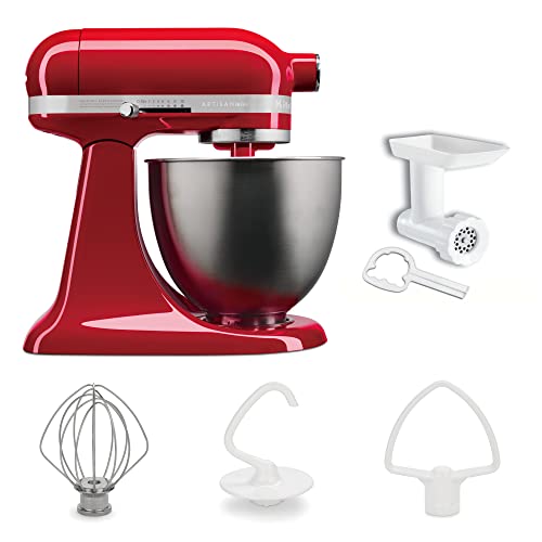 KitchenAid 3.5QTスタンドミキサー パッションレッド