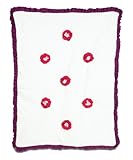 Pavilion Gift Company Ribbed Chenille Baby Blanket, Grape Jelly, 30 x 40 by Pavilion Gift Company