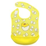 油が落ちるスタイ お食事エプロン お食事用防水ビブ Eggs