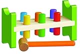 Classic Wooden Pound A Peg Toy [並行輸入品]