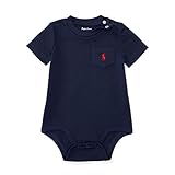 ポロ ラルフローレン ポニー付・インターロック・ボディスーツ[ネイビー](男の子3～9か月用) [並行輸入品]