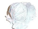 Baby Girl Bo-Beep Style White Hat (6-12 months) by Pesci Kids