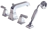 American Standard 2555.901.002 Town Square Deck-Mount Tub Filler, Chrome [並行輸入品]