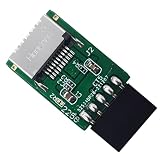 【スモールラボ】USB2.0 9pin Type-E 変換アダプター マザーボード PCケースType-C用アダプター