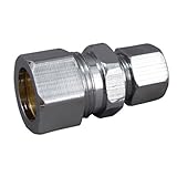 Plumb Pak mp80pclf 5 / 8 "外径：tube x 3 / 8 "外径：チューブ、クロムメッキ( 2パック)