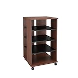 Nexera 103732 Jasper Mobile Storage Tower Moka & Black [並行輸入品]