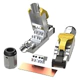 [LINKUP] 6-個入り - Cat8 RJ45 40G シールド ダイカスト メタルフィールド ターミネーション プラグ | HDBaseT Easy ジャック | イーサネット コネクタ | インターネット アダプター