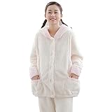 (アビコ)ABICO マタニティ 冬 可愛い フランネル 授乳パジャマ うさぎデザイン 授乳服 授乳口付き 前開き ウエスト調節 部屋着 厚手 あったか ルームウェア 上下セット