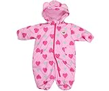 【品番】345-8160(ハート柄)　ベビー・キッズスキーウエア ジャンプスーツ　ワンピース　女の子 　 80cm / PINK