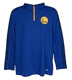 Golden State WarriorsメンズM 1 / 4 Zipプルオーバーシャツ – チームカラー