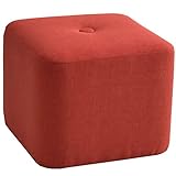 タンスのゲン スツール　チェア　四角型 オレンジ 11310005 05