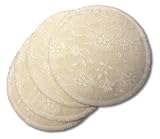 NuAngel Washable Nursing Lace Pads, Natural, 4-Count by NuAngel