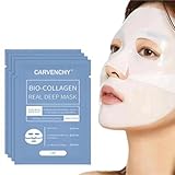 コラーゲンフェイスマスク コラーゲンマスク 高保湿 Bio-Collagen Face Real Deep Mask 男女兼用 1箱4枚