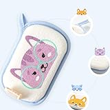 JIOLK ボディスポンジ ベビー シャワースポンジ バスブラシ 子供用 かわいい ベビーコットンバスブラシ ベビーバススポンジ 風呂