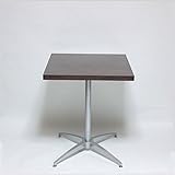 カフェテーブル・コーヒーテーブル 幅60×奥行き60×高さ72cm ダークブラウン