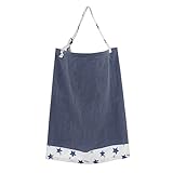 【HAN'S PUMPKIN】ハンスパンプキン 授乳ケープ ★収納ポーチ付★ ワイヤー入り 授乳カバー ナーシング ケープ /HANS-NURSCAPE ONE SIZE キャットスターネイビー