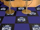 ファンマット9400 – NBA Sacramento Kings 18 " x 18 "チームカーペットタイル( 10ロゴ、10ソリッドperボックス – Appx 45 Sq Ft )