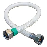LASCO 10-2413 Water Supply Flex, Braided Vinyl, 1/2-Inch Female Iron Pipe X 1/2-Inch Female Iron Pip