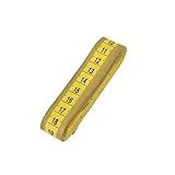 Foxnovo Soft Measuring Tape Tailor Measuring Double scale 3M 120 inch Flexible ruler Yellow 1 Pcs [並