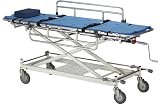 アルミ製浴室用ストレッチャー TY216DS-550(ﾄｰﾀﾙﾛｯｸ) ｱﾙﾐﾖｸｼﾂﾖｳｽﾄﾚｯﾁｬｰ(24-6640-00)【日進医療器】[1台単位]