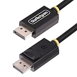StarTech.com DisplayPort 2.1ケーブル／1.8m／8K60Hz／VESA認証／ブラック DP21-6F-DP40-CABLE