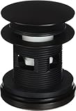 Westbrass D98RK-12 Integrated Overflow Round TipToe Bath Drain, Oil Rubbed Bronze by Westbrass