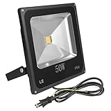 LE 50W 電球色 LED投光器 フラッドライト 作業灯 150WHPS相当 防水IP66 省エネ 広角